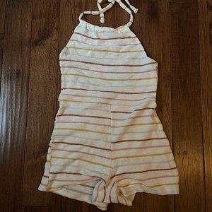 💛backless multi colored stripped romper / perfect for the summer💛